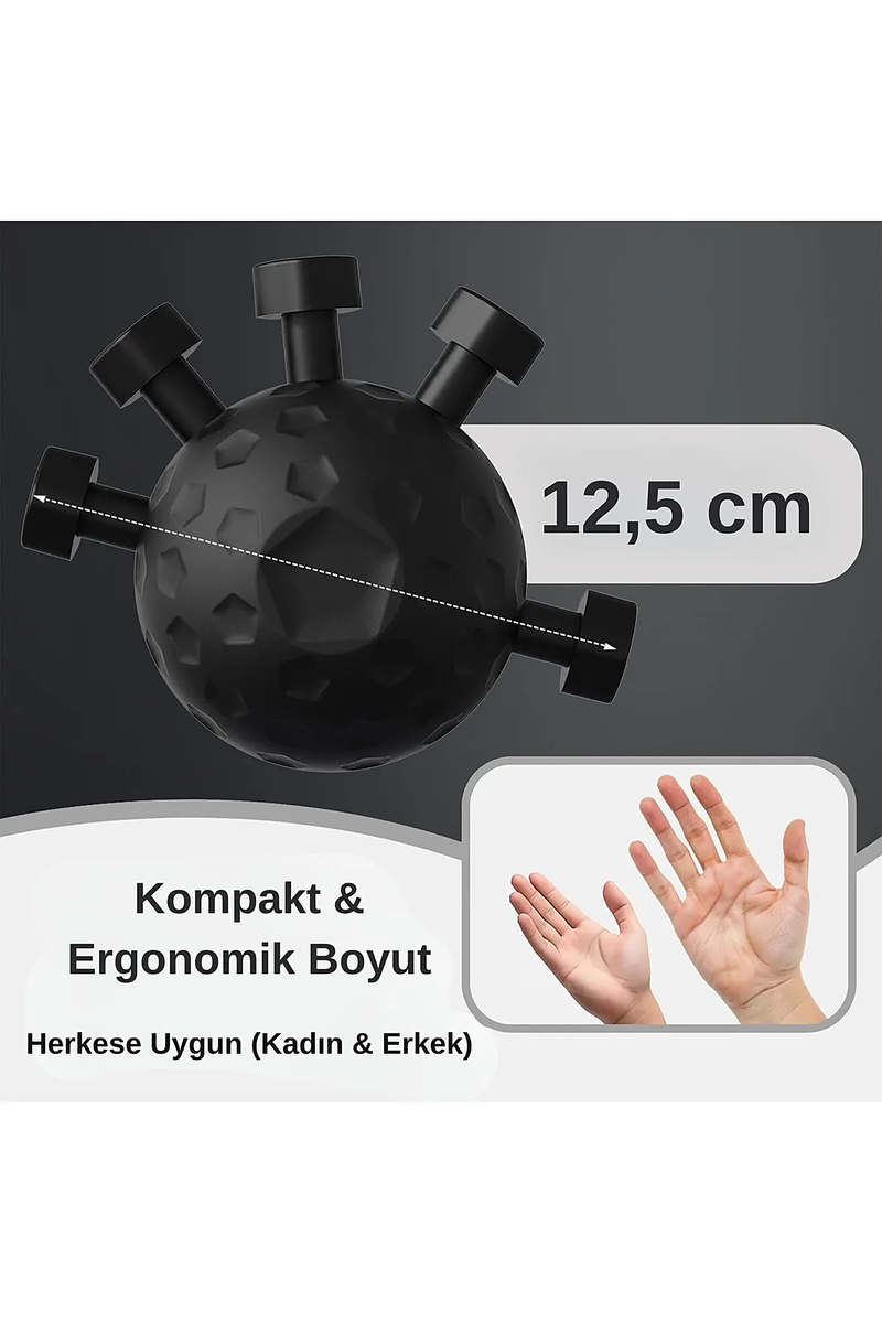 Gripball boyut 12,5 cm kompakt ergonomik
